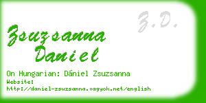 zsuzsanna daniel business card